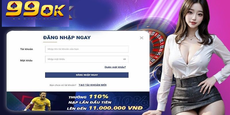 99OK hỗ trợ khôi phục mật khẩu đăng nhập
